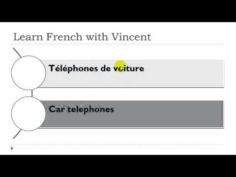 Learn French with Vincent # Vocabulary # Téléphones